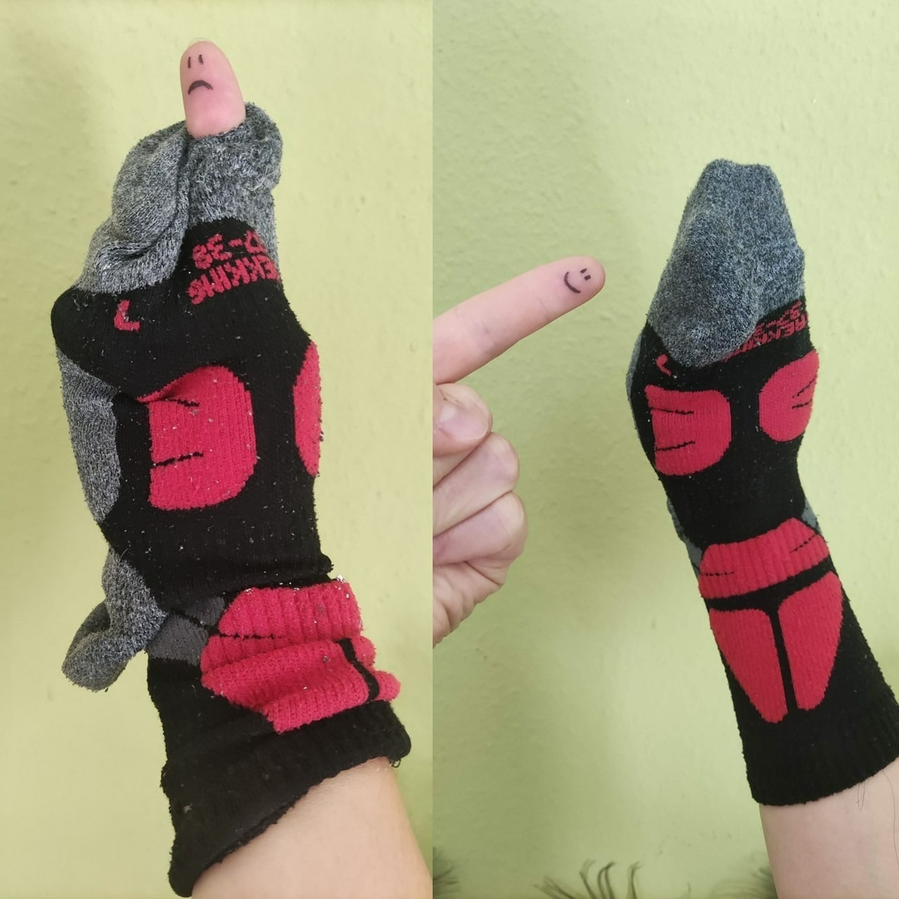 Sachen machen – Socken stopfen