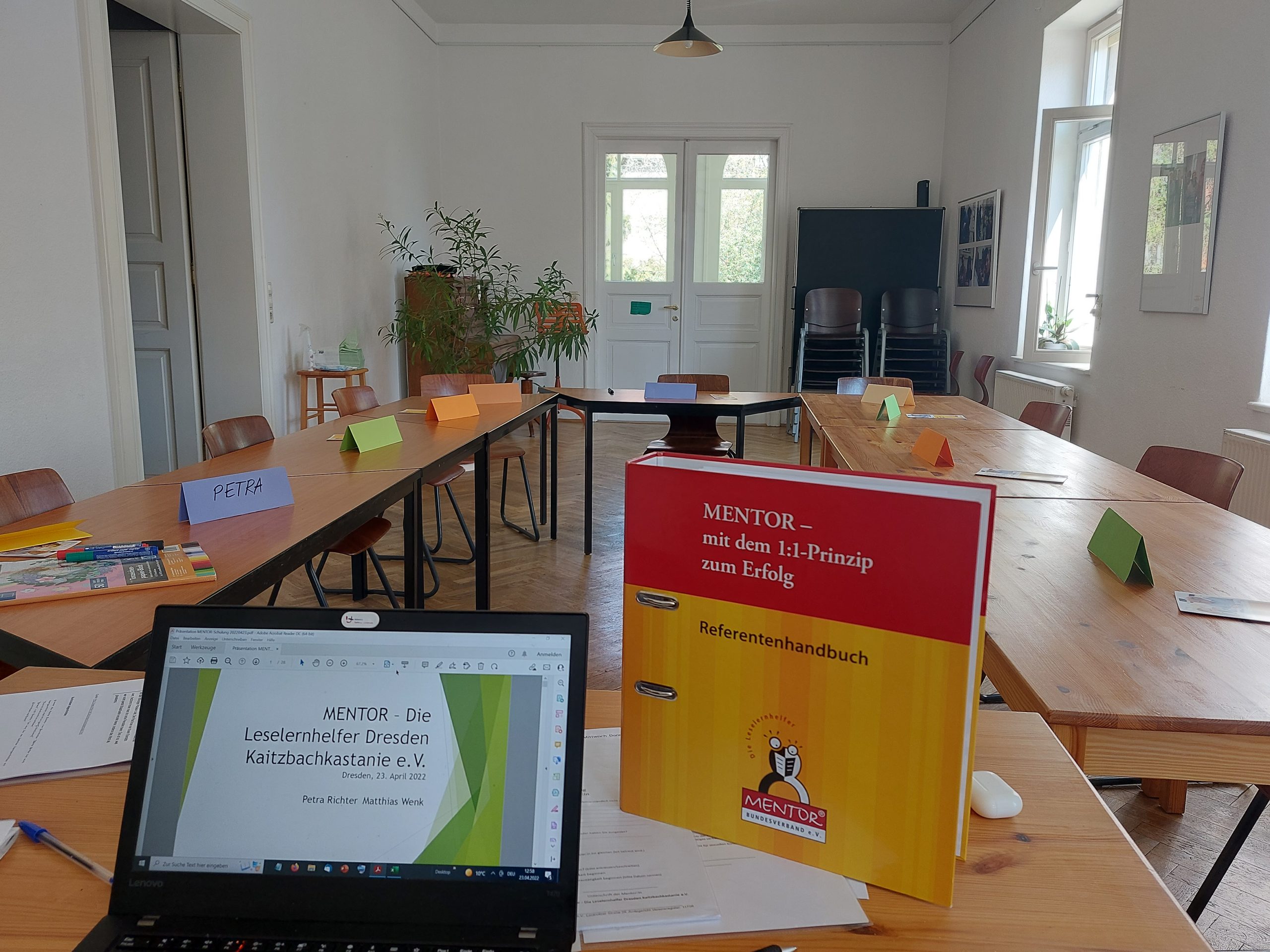 MENTOR Informationsabend Vereinsgründung