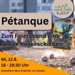 Boule / Pétanque für alle/ pour tous