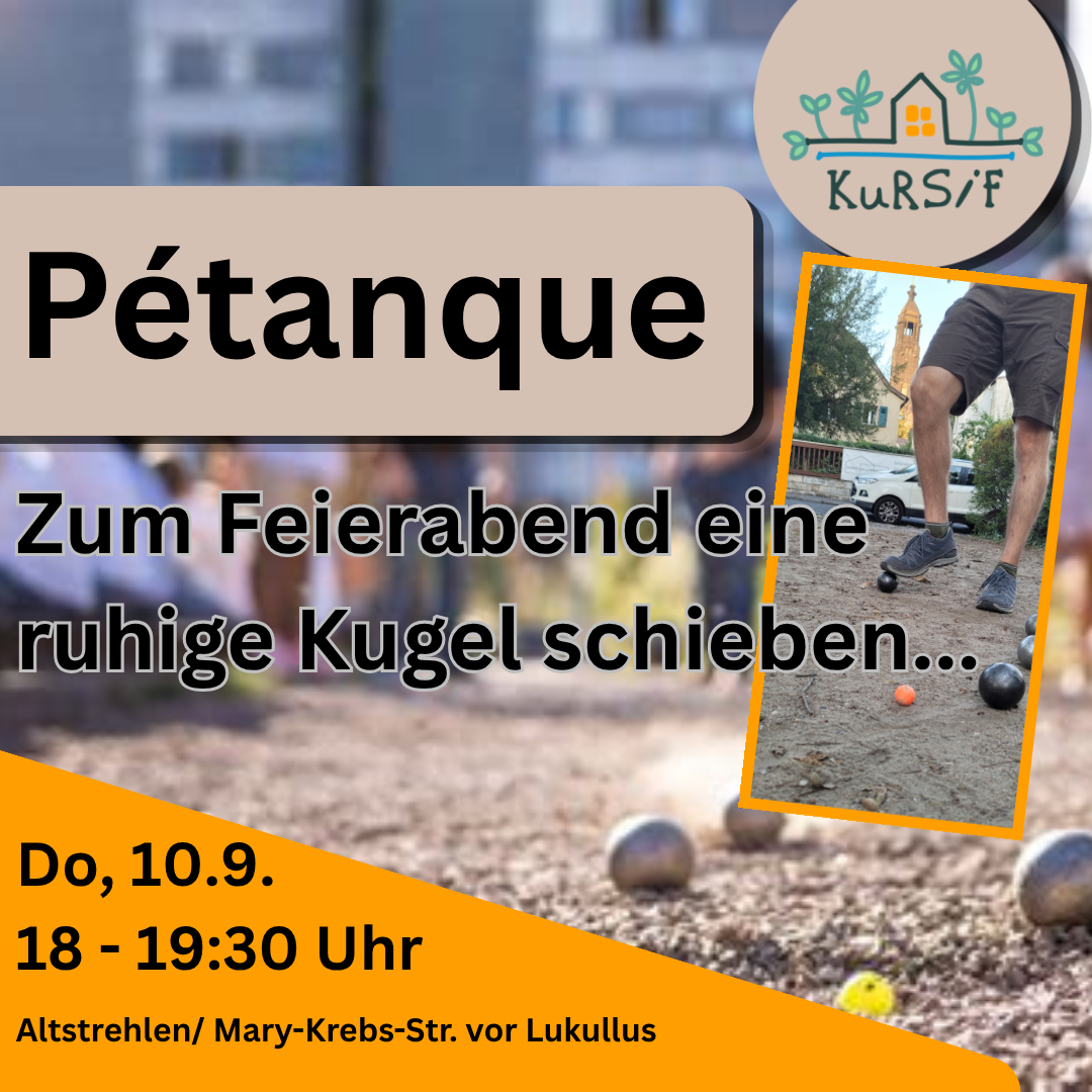 Boule / Pétanque für alle/ pour tous