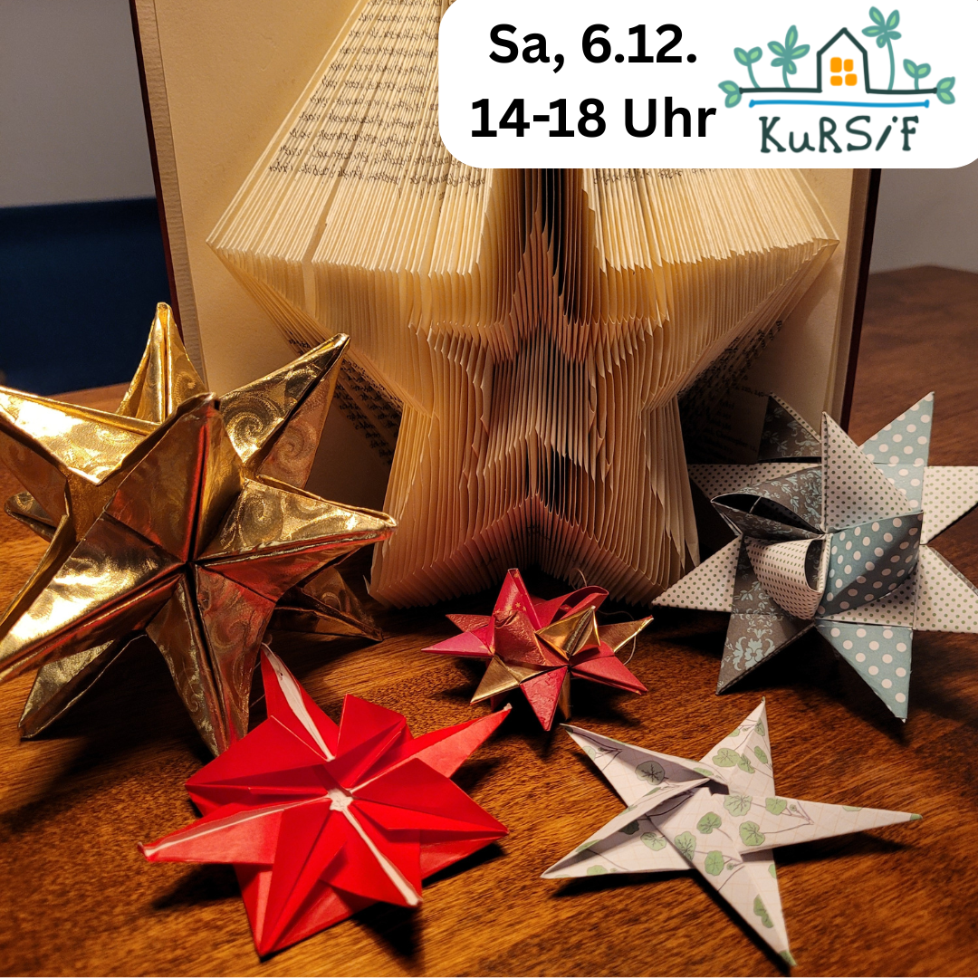 Weihnachts-Origami basteln
