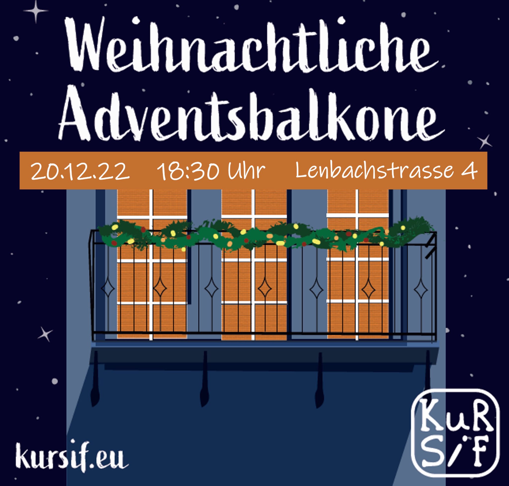 Adventsbalkon