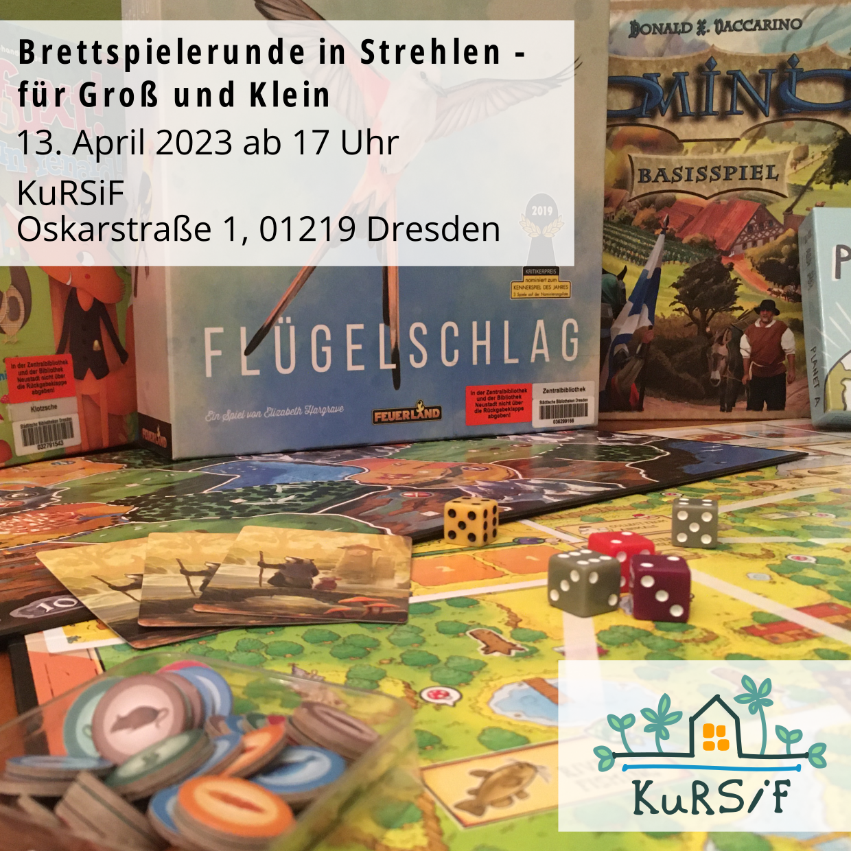 Brettspielrunde in Strehlen – für Groß und Klein